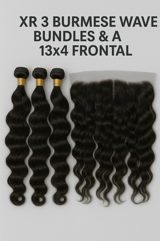 3 Burmese Bundles + Frontal