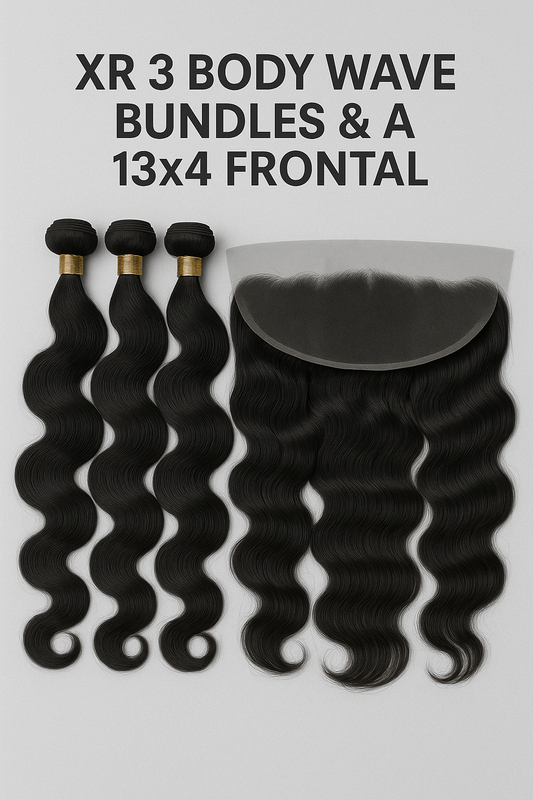 3 Body Wave Bundles + Frontal